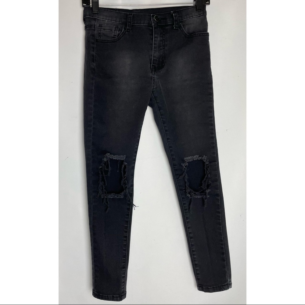 Women's UNIF black distressed Skinny Jeans Size 26